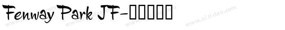 Fenway Park JF字体转换